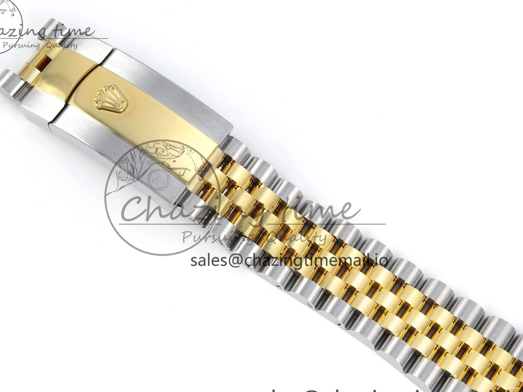 SS Dial YG EWEF Leaf Edition A3235 on Jubilee 126233 36 DateJust Best YG Bracelet 0501